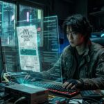 A digital scavenger in Neo-Seoul 2049 discovering the mysterious Amal-File in the Nexus simulation