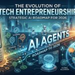 Strategic Roadmap for Tech Entrepreneurship in 2026 featuring AI Agents and Scalability